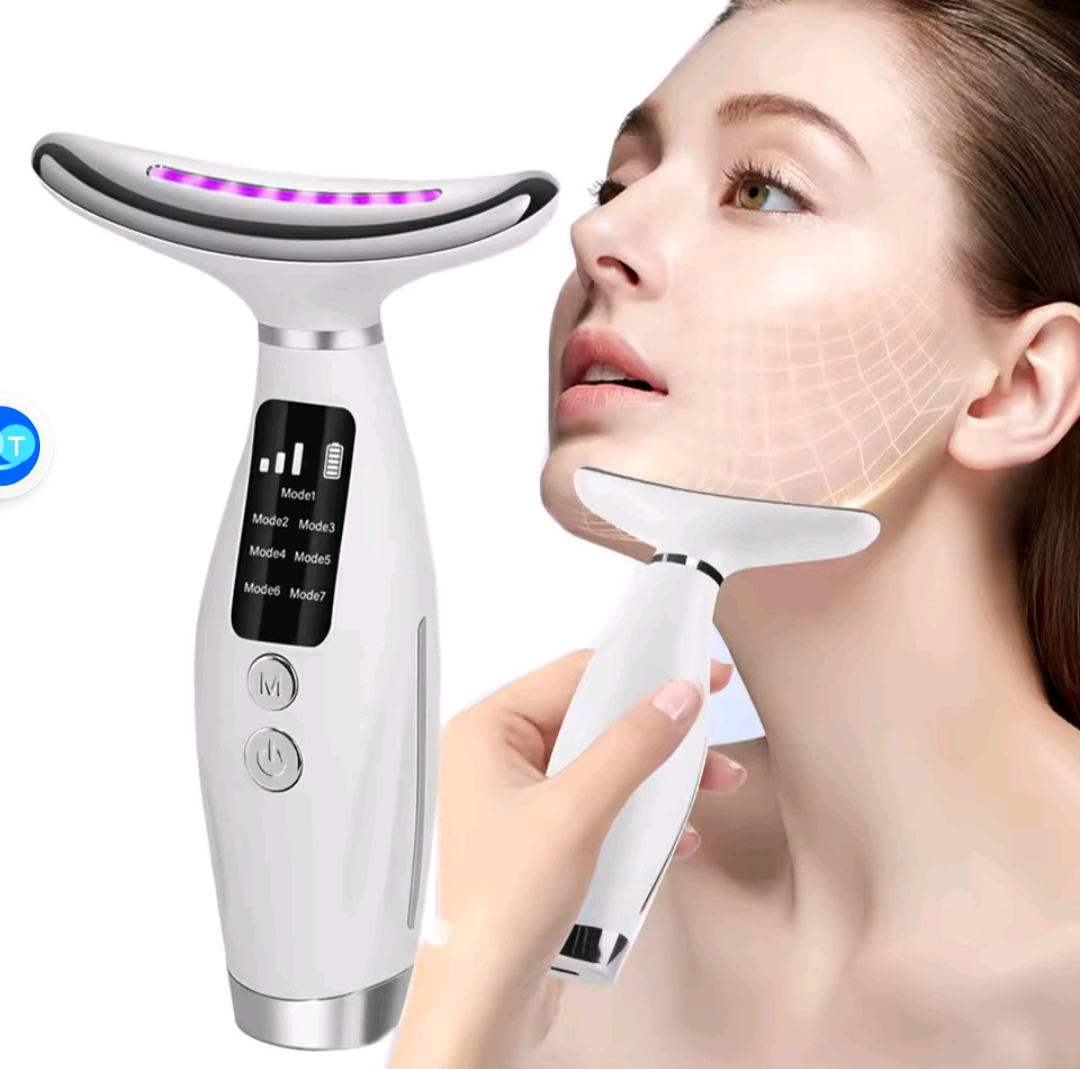 "Lisseur Raffermissant Visage & Cou – Appareil Anti-Âge''